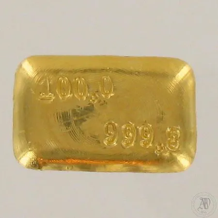 Kultaharkko, 999,8, paino 100,0g