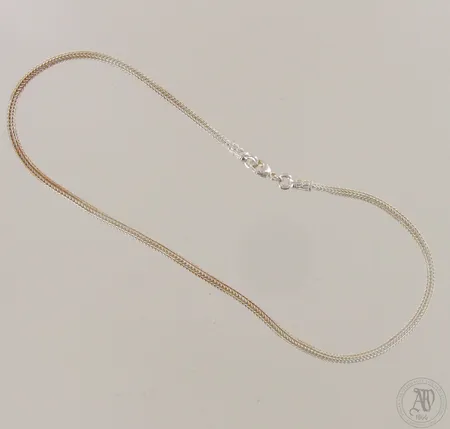 Kaulaketju, Kalevala Koru, pituus 41cm, käytön jälkiä, 925, paino 15,8g