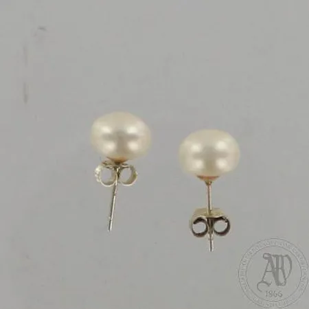 Helmikorvanapit, helmen Ø 8,5mm, 925 hopeatapit Paino: 0 g