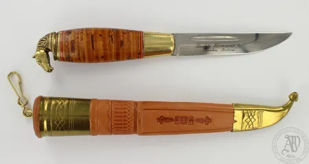 Puukko, Iisakki Järvenpää, pituus 205mm, käyttämätön