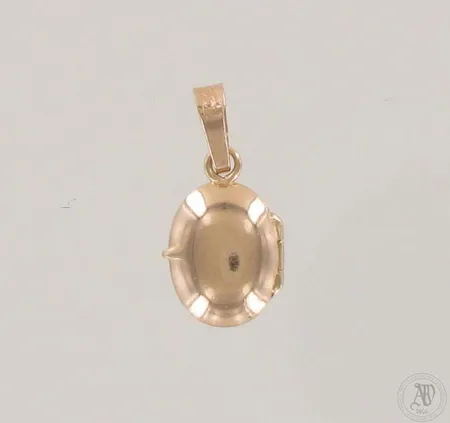 Medaljonki, korkeus 22mm, 585, paino 1,7g 