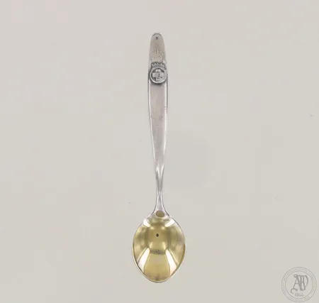 Kahvilusikka, kaiverrettu, pituus 120mm, 813, paino 11,9g 