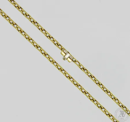 Ankkuri-kaulaketju, pituus 76cm, lenkin leveys 2,5mm, 750, paino 38,6g