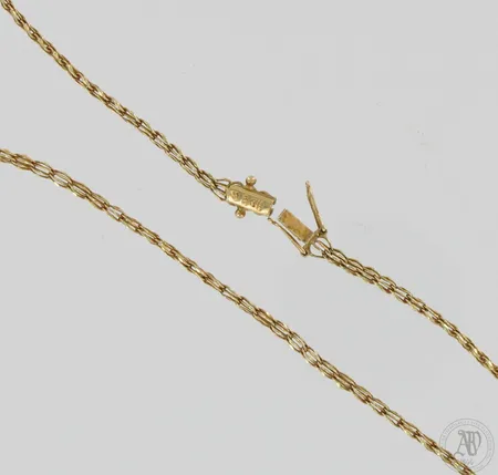 Viallinen kaulaketju, 585, paino 6,9g
