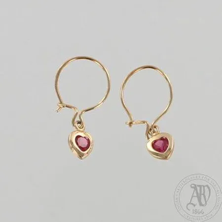 Kivikorvakorut, korkeus 19mm, 585br, paino 0,7g