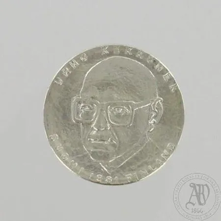 Juhlaraha, Urho Kekkonen 1981, nimellisarvo 50mk, 500, paino 20,0g