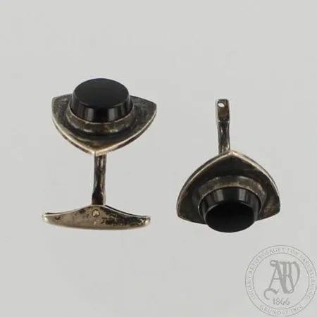 Vialliset kivikalvosinnapit, koko 16x16mm, 813br, paino 10,2g