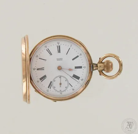 Kultataskukello Boutte Geneve, Ø 45mm, käytön jälkiä, 585br, paino 70,3g