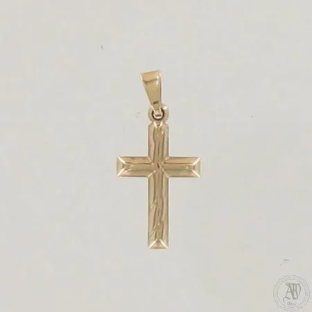 Ristiriipus, kaiverrettu, korkeus 24mm, 585, paino 0,6g