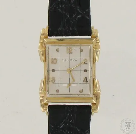 Viallinen kultarannekello Bulova 585br, paino 26,4g