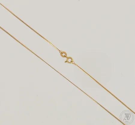 Kaulaketju, pituus 44,5cm, 585, paino 2,6g