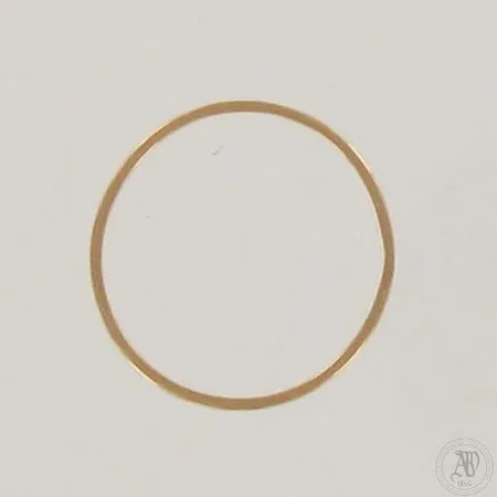 Viallinen sormus, 750, paino 0,8g