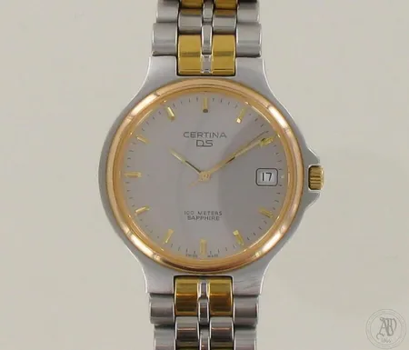 Teräsrannekello Certina DS quartz, hihnan pituus 173mm, safiirilasi.