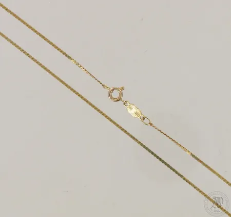 Kaulaketju, pituus 45,5cm, 585, paino 3,7g