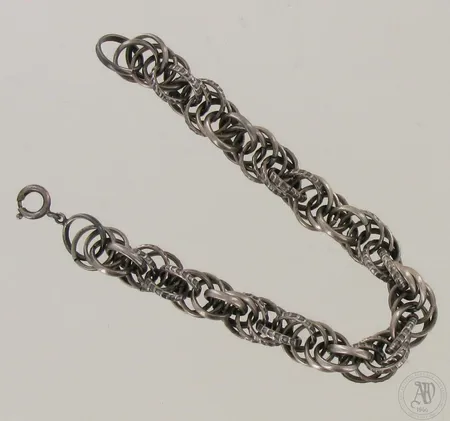 Rannekoru Kalevala Koru, Setukaisten kääty, pituus 205mm, vuodelta 1968, 916, paino 31,6g