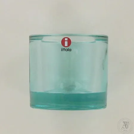 Kynttilälyhty Iittala, Kivi, design Heikki Orvola, vedenvihreä, laatikko 