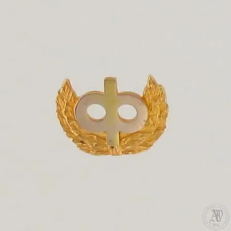 Rintamerkki Osuuspankki, numeroitu, korkeus 14mm, 585, paino 2,2g