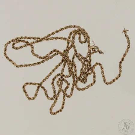 Viallinen kaulaketju, 375, paino 5,7g
