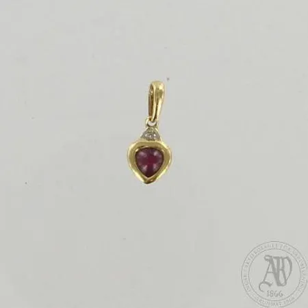 Kiviriipus timantilla 1xn.0.02ct, korkeus 17mm, 750br, paino 0,8g