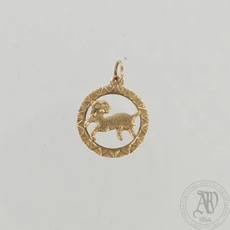Horoskooppiriipus, Ø 16mm, 585, paino 0,7g