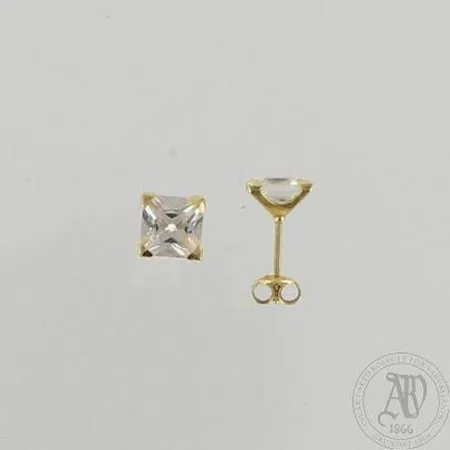 Kivikorvakorut, koko 6x6mm, 585br, paino 1,1g