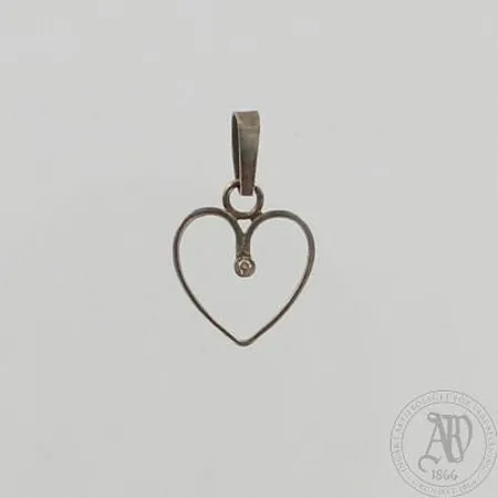 Timanttiriipus 1xn.0.005ct, korkeus 20mm, 750 valkokulta, paino 0,9g 