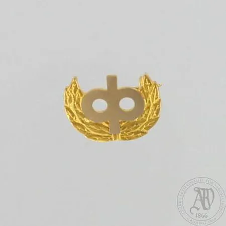 Rintamerkki Osuuspankki, numeroitu, korkeus 14mm, 585, paino 2,2g