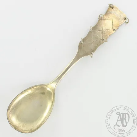 Lapin Lusikka, kaiverrettu, 185mm, vuodelta 1923, 813, paino 44,3g 