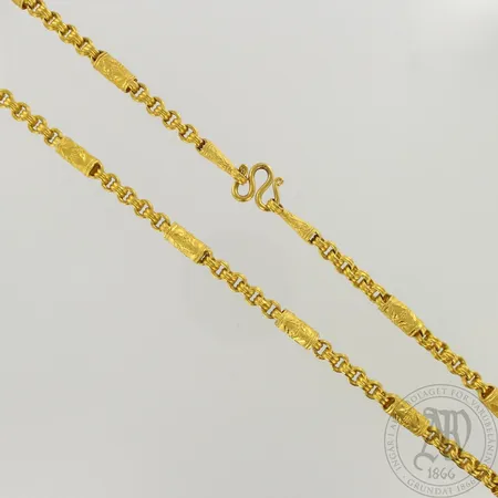Kaulaketju, pituus 64cm 965, paino 45,6g 