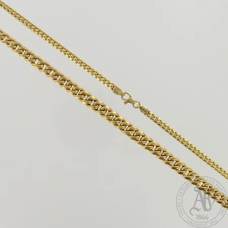 Panssarikaulaketju, pituus 46cm, 585, paino 12,6g 