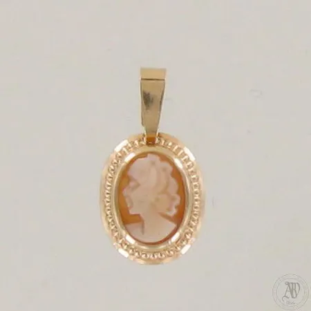 Camee-riipus, korkeus 12mm, 585br, paino 0,4g
