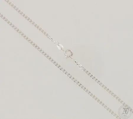 Panssarikaulaketju, pituus 69,5cm, leveys 2mm, 925, paino 10,4g