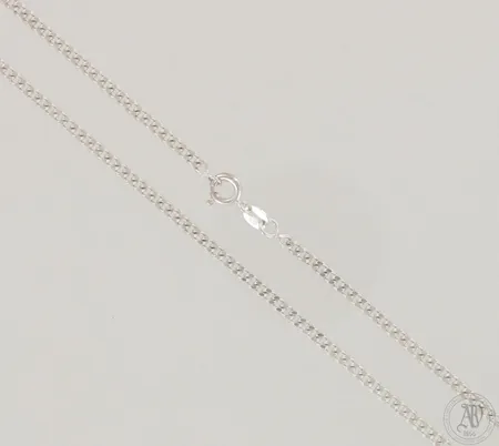 Panssarikaulaketju, pituus 70cm, leveys 2mm, 925, paino 10,6g