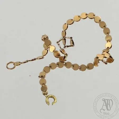 Viallinen ketju  585, paino 2,2g