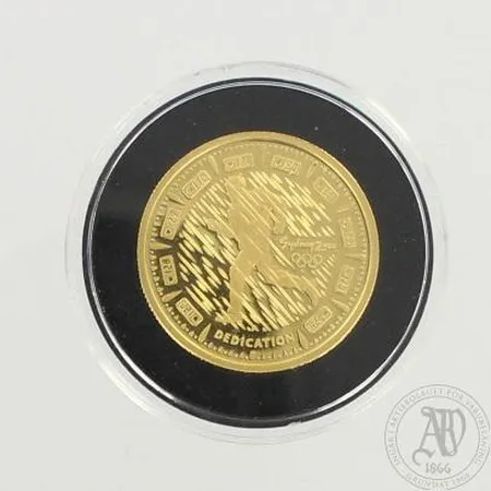 Kultaraha, Sydney 2000, nimellisarvo 100 dollaria, 999, paino 10g