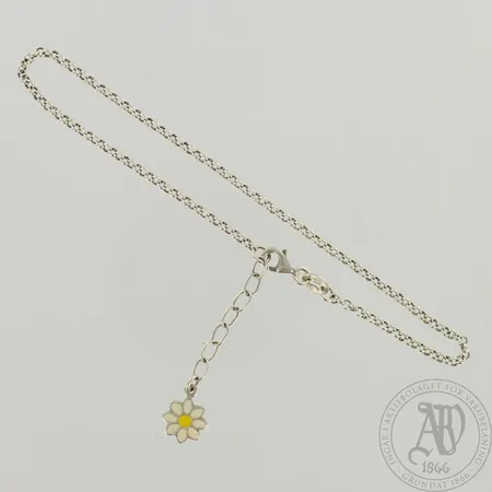 Nilkkaketju, pituus 24-27cm, 925br, paino 3,7g 