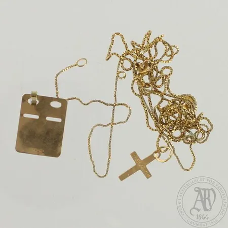 Viallisia koruja, 585, paino 3,9g 