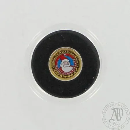 Kultaraha, Christmas Island, Kiribati 2016, nimellisarvo 2 dollaria, proof, 999, paino 0,5g