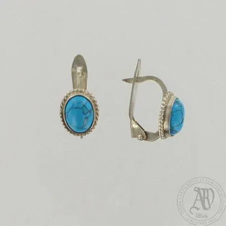 Kivikorvakorut, korkeus 13mm, 925br, paino 2,0g