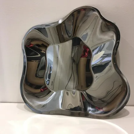 Teräsvati, Iittala Aalto, Ø 504mm, uuden veroinen.  Lähetetään postipakettina.