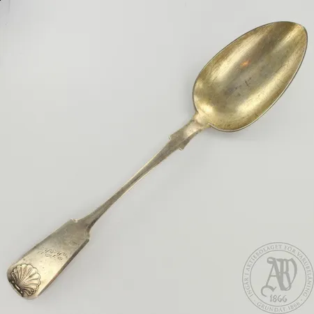 Tarjoilulusikka, kaiverrettu, pituus 275mm, 813, paino 98,7g