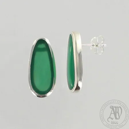 Kivikorvakorut, uuden veroiset, korkeus 20mm, 925br, paino 4,9g .