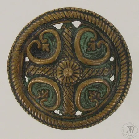 Rintaneula Kalevala Koru, Solki-32, Ø 48mm, pronssi  Paino: 0 g