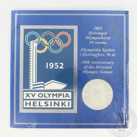 Mitali, 2002 Helsinki Olympiakisat 50-vuotta, 1952-2002, alkuperäisessä pakkauksessa