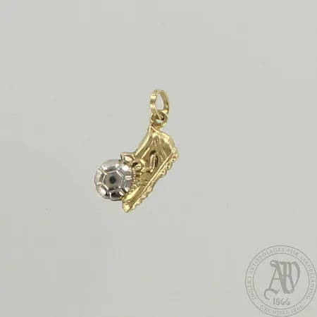 Jalkapalloilu riipus, korkeus 20mm, 585, paino 0,5g