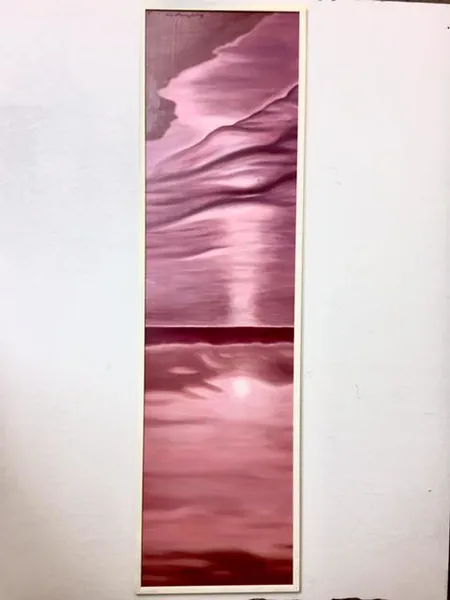 Öljyvärimaalaus, koko 124x35cm, signeeraus Bruno Maximus 2001 Ota yhteys panttilainaamoon kuljetusmaksusta sopimiseksi.Hintaan lisätään Tekijänoikeuslain mukainen jälleenmyyntikorvaus 5%, johon lisäämme voimassa olevan alv:n (10%) mikäli viimeinen huutohinta ylittää 255€. Ota yhteys panttilainaamoon kuljetusmaksusta sopimiseksi. (Kuuluu jälleenmyyntikorvauksen piiriin)