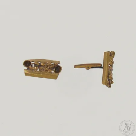 Kalvosinnapit, mitat 12x25mm, suomalaiset, pronssia