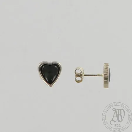 Hematiittikorvakorut, korkeus 10mm, 925br, paino 2,2g