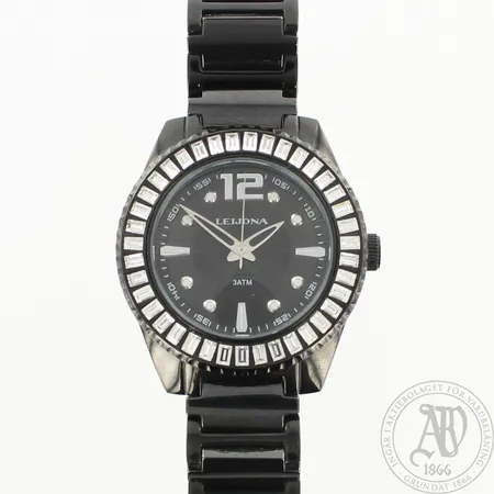 Keraaminen rannekello, Leijona 3ATM, Ø 39mm, rannekkeen pituus 180mm, ref.nro. 5172-3471, kunto hyvä