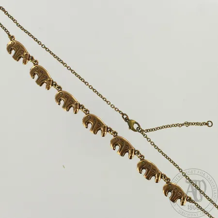 Kaulakoru Kalevala Koru, Kalevankarhu, ketjun pituus 41-45cm, pronssia 